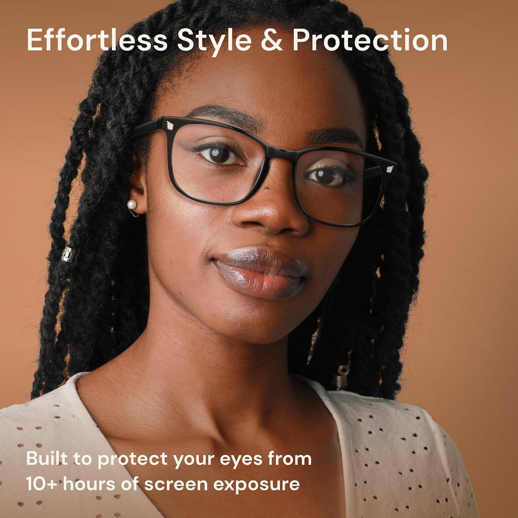 Gaoye Stylish Blue Light Glasses for Woman - Computer Glasses for Blue Light Blocking - Lightweight Frames - 3 pack