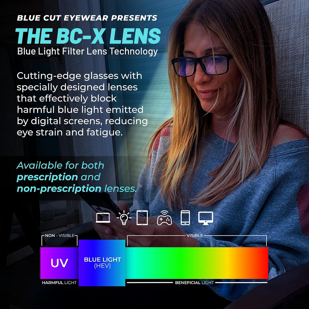 Blue Light Blocking Glasses For Men/Women Anti-Fatigue Computer Monitor Gaming Glasses Reduce Eye Strain Game Glasses