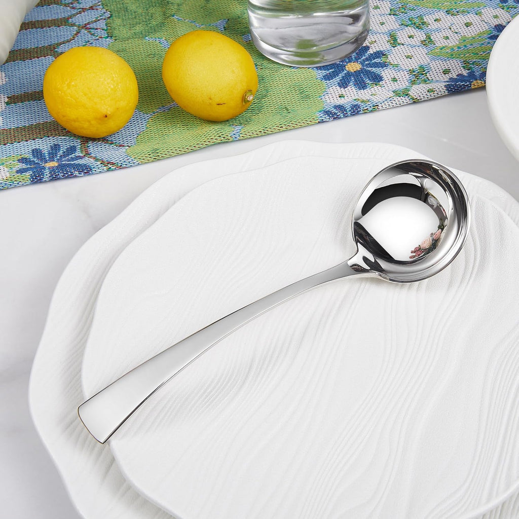 KEAWELL Austin Gravy Ladle  18/10 Stainless Steel  7.6 inch  Silver  Dishwasher Safe (1)
