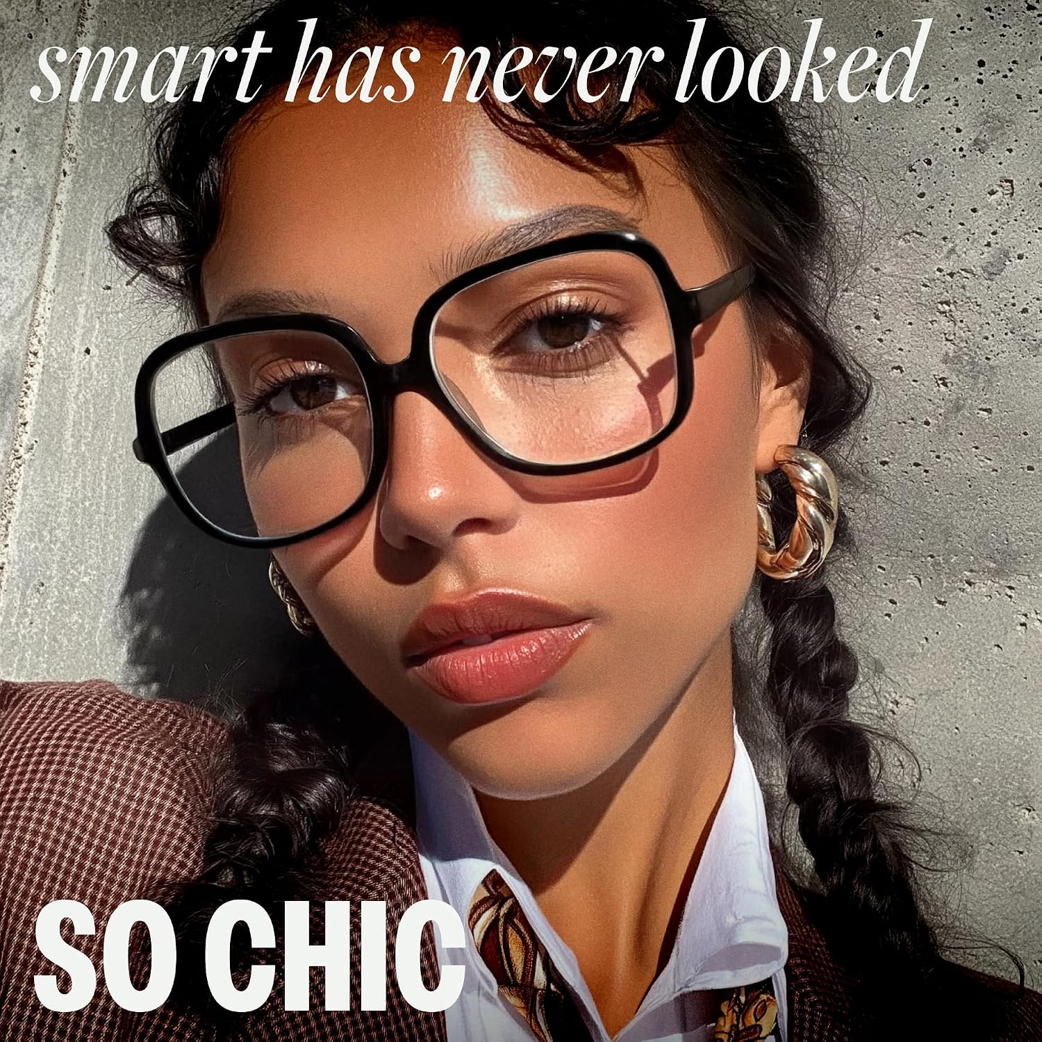 miyya Blue Light Blocking Glasses for Women  Blue Light Glasses for Women Oversized Fashion Glasses