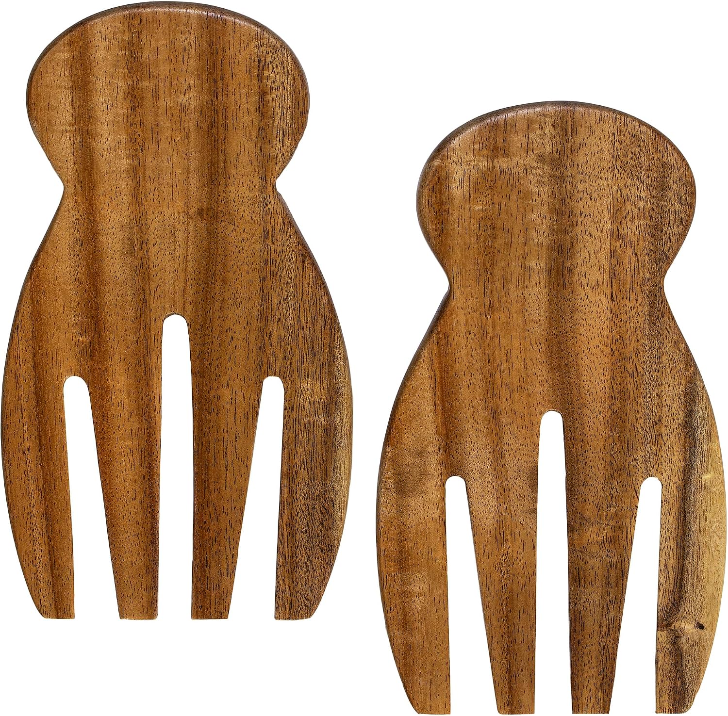 TB Home Salad Hands – Acacia Wood Salad Serving Utensils for Tossing & Serving