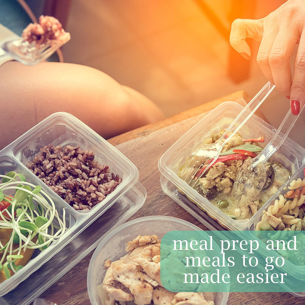 Plasticpro Clear Plastic Soup Spoons Disposable Cutlery Medium Weight Utensils 100 Count