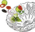 Godinger 8.5" Serving Bowl  Salad Bowl - Dublin Collection  Giftable Packaging