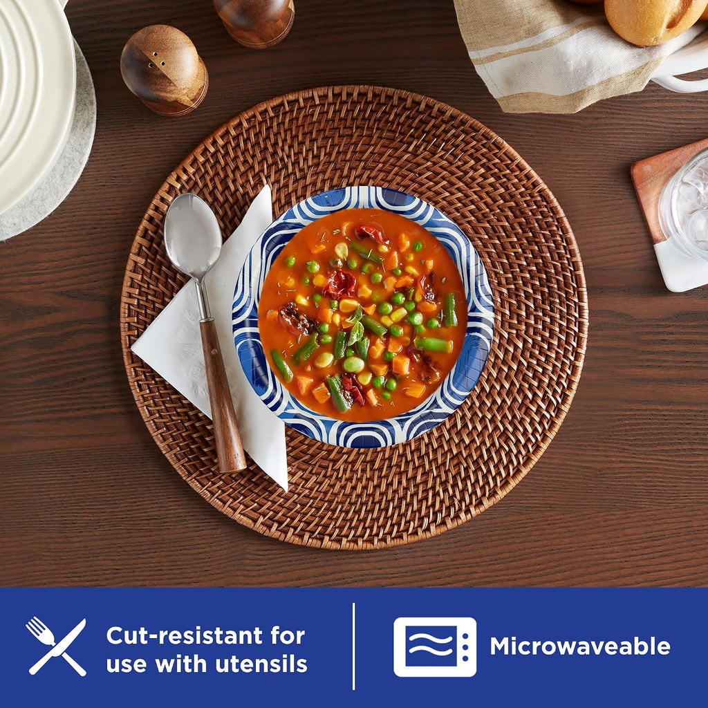 Dixie Ultra  Large Paper Bowls  20 Oz  26 Count  Microwave Safe  Compostable  Disposable Bowls Great For Breakfast  Lunch  And Dinner Meals